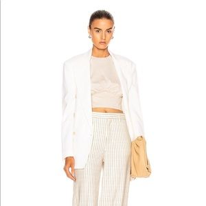 GRLFRND DENIM crop corset tee